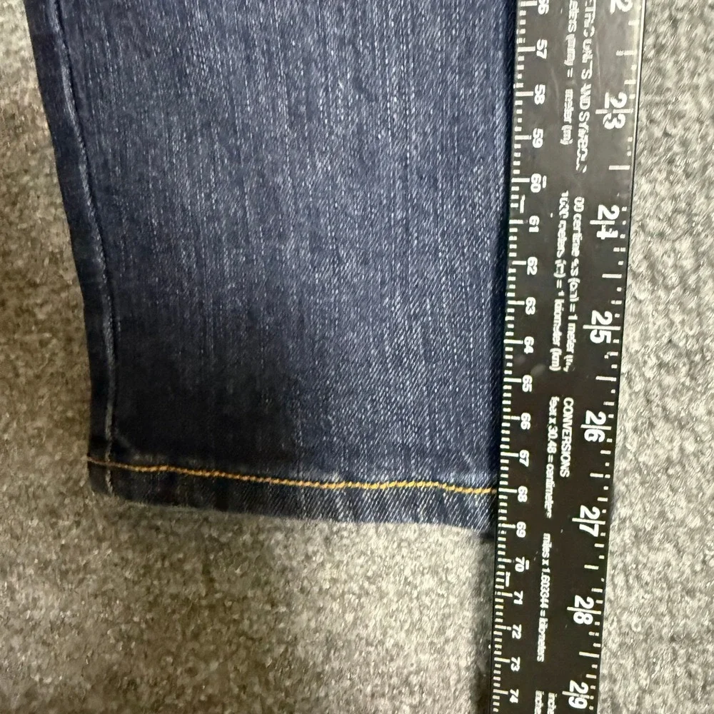 Hanna Andersson Jeans 150 Girls 12 Blue Kid Dark Wash Straight Leg Stretch Denim